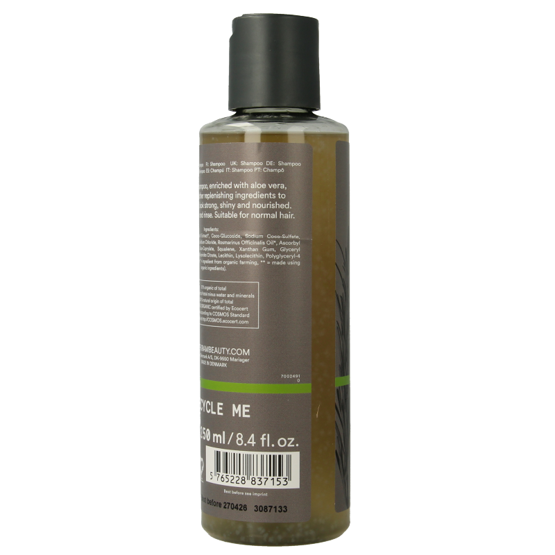 Urtekram Shampoo rozemarijn 250 Milliliter