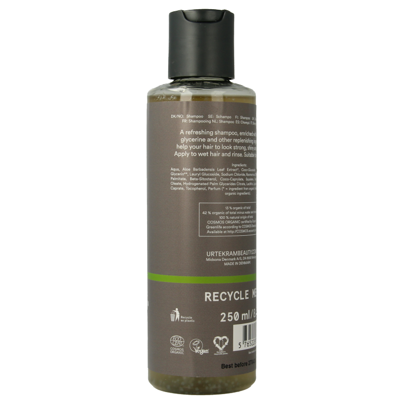 Urtekram Shampoo rozemarijn 250 Milliliter