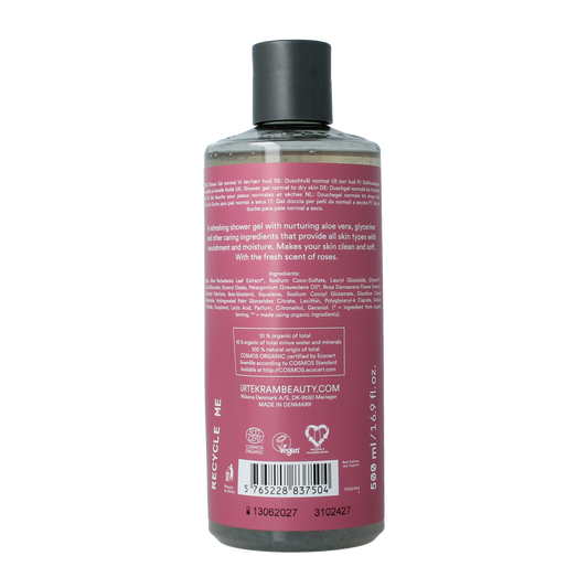 Urtekram Douchegel rozen 500.00 Milliliter