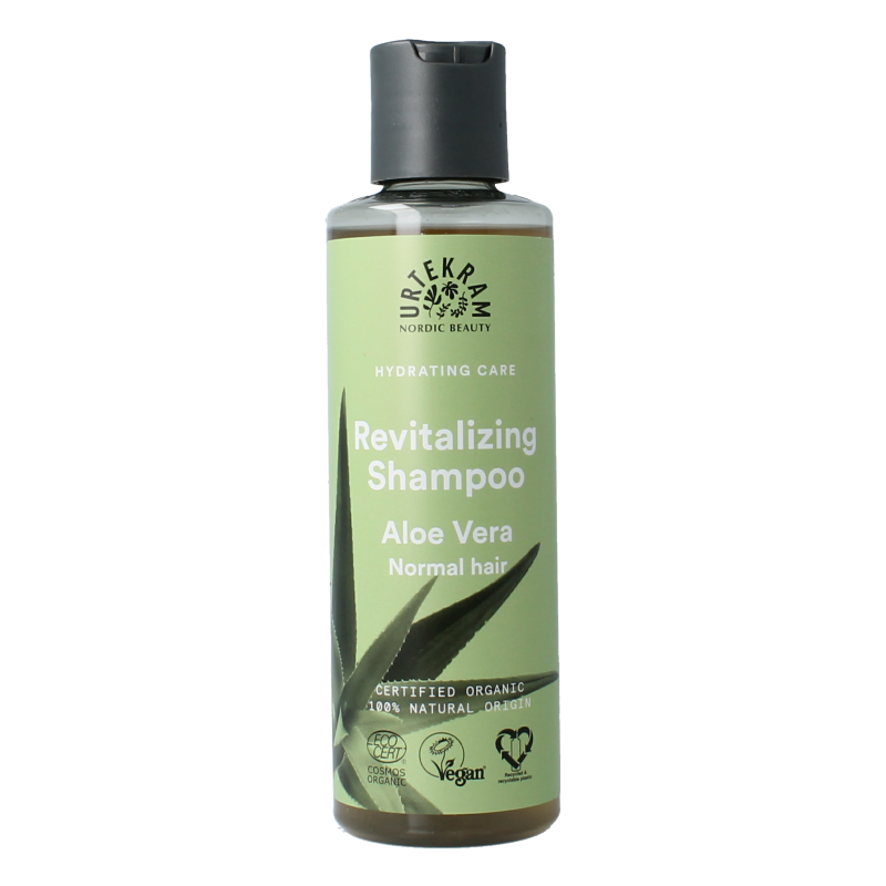 Urtekram Shampoo aloe vera normaal haar 250 Milliliter