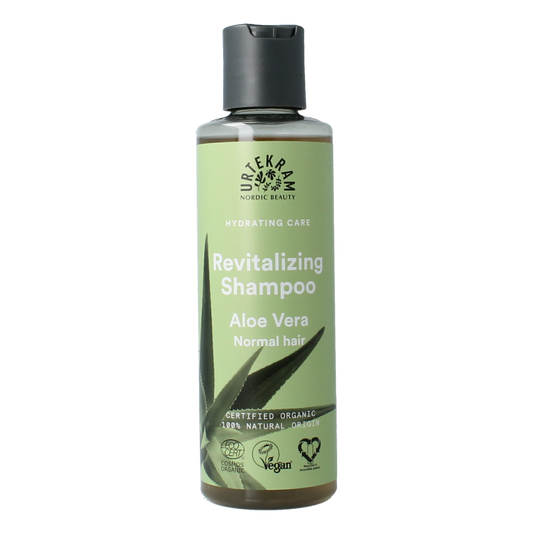 Urtekram Shampoo aloe vera normaal haar 250 Milliliter