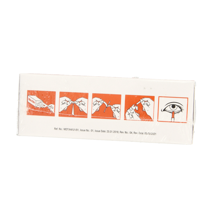 Bausch & Lomb Bio glo fluorescine strips 100 Stuks