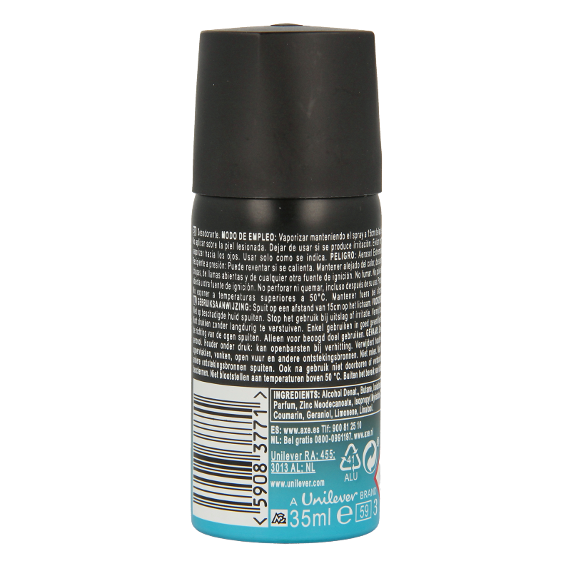 AXE Deodorant bodyspray ice chill mini 35 Milliliter