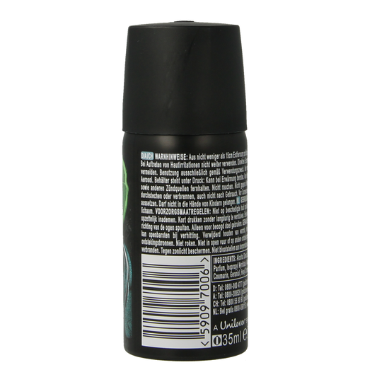 AXE Deodorant bodyspray aqua bergamot 35.00 Milliliter