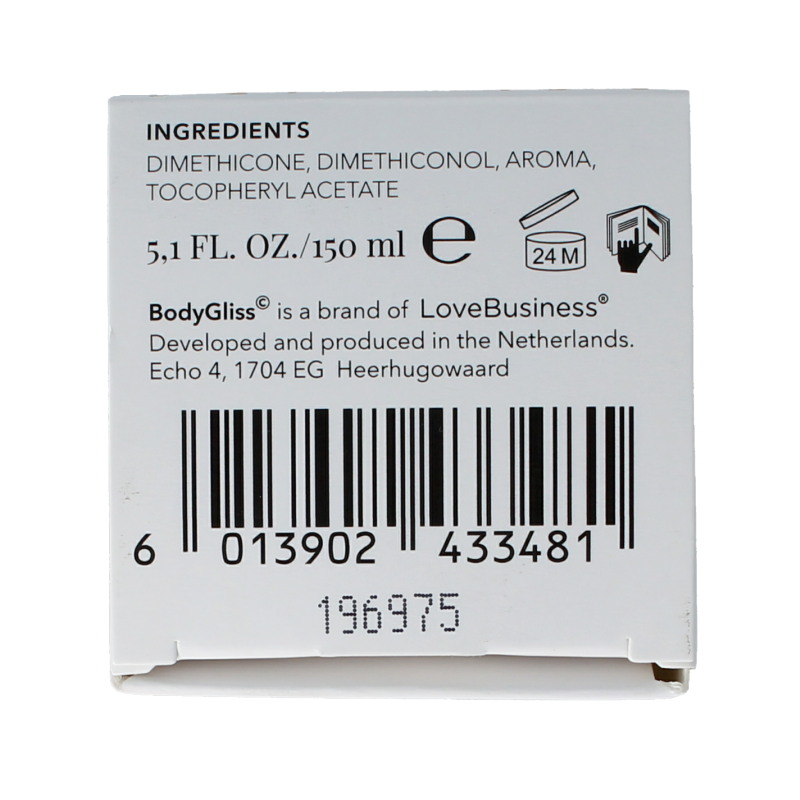 Bodygliss Silky soft massageolie champagne strawberry 150 Milliliter