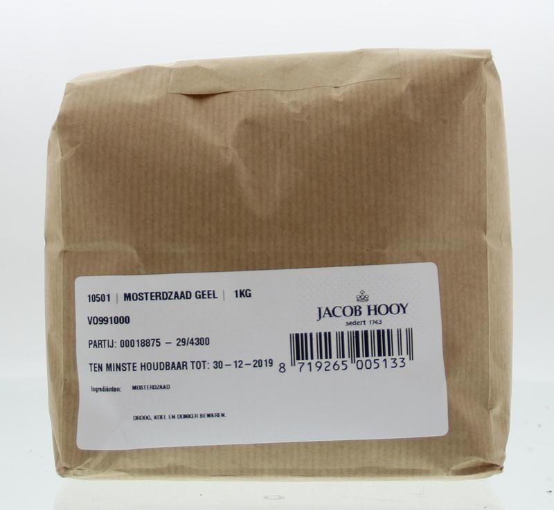 Jacob Hooy Mosterdzaad geel/wit 1 Kilogram