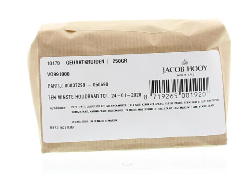 Jacob Hooy Gehaktkruiden 250 Gram