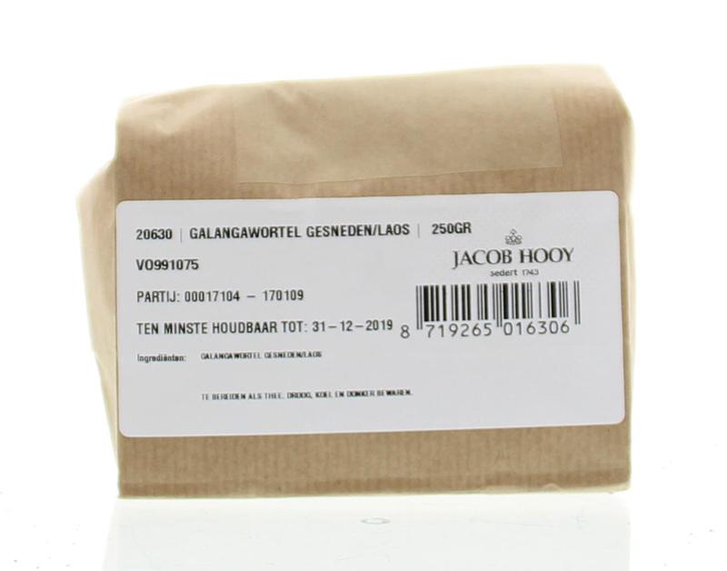 Jacob Hooy Galangawortel gesneden/laos 250.00 Gram