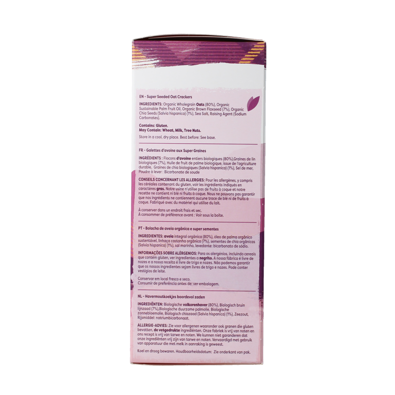 Nairns Oatcakes organic seeded bio 200 Gram