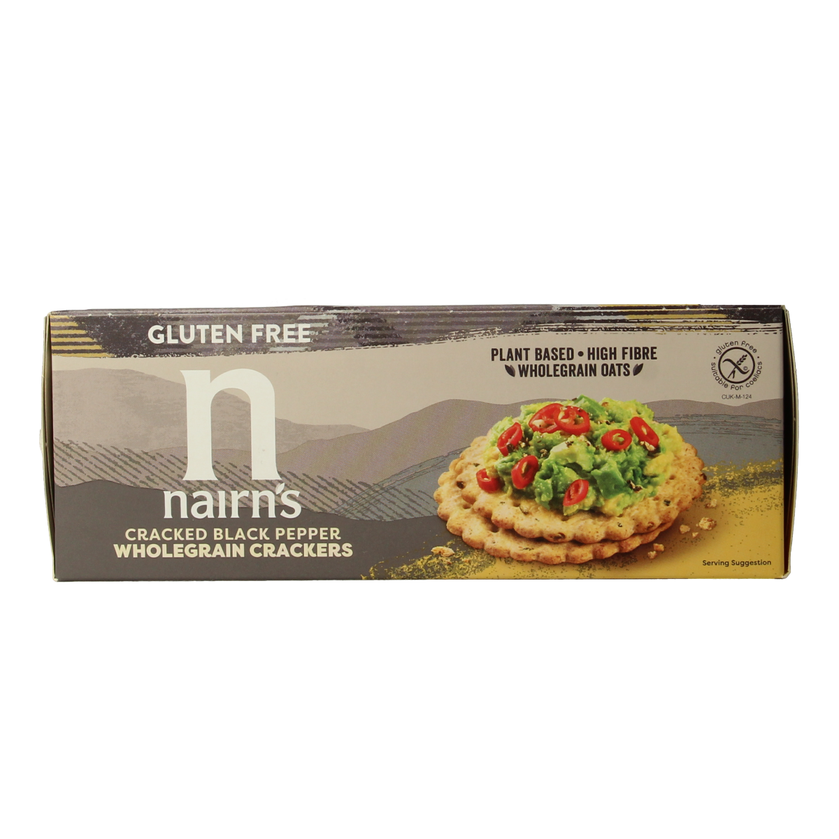 Nairns Cracker volkoren pepper 137.00 Gram
