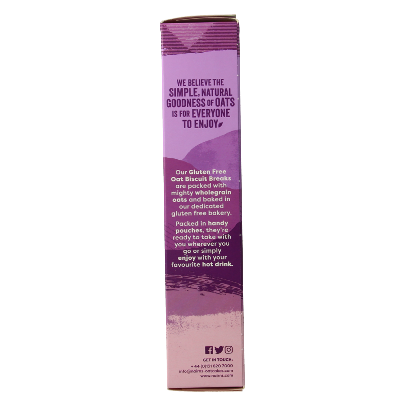 Nairns Biscuit breaks oats & fruit 160 Gram