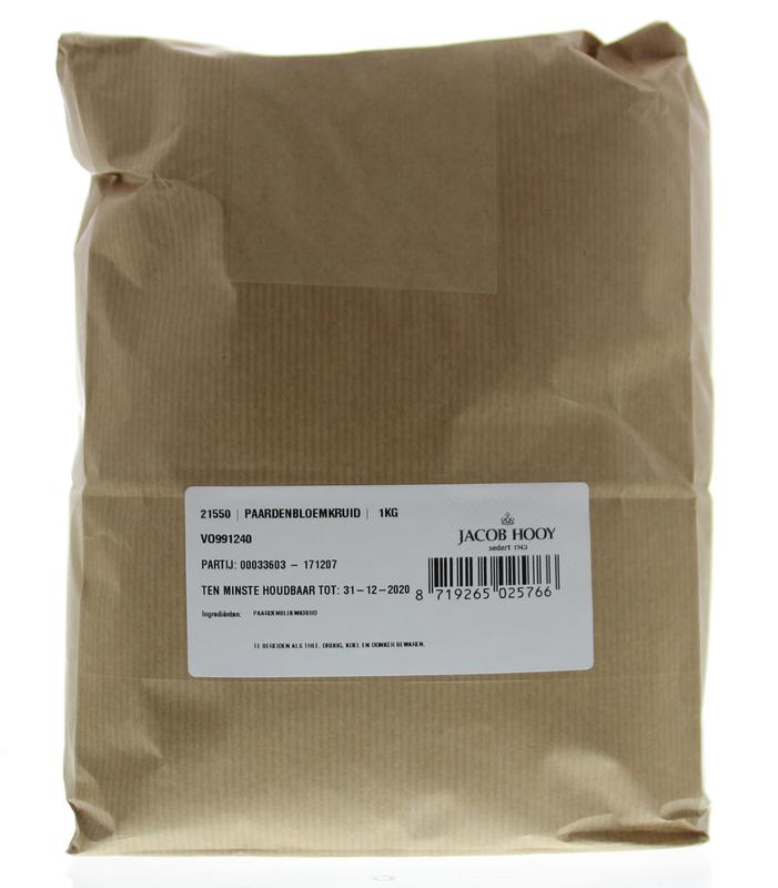 Jacob Hooy Paardebloemkruid gesneden 1 Kilogram
