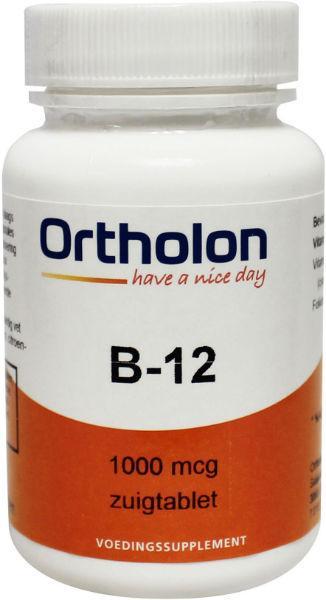 Ortholon Vitamine B12 1000mcg sublingual 60 Tabletten