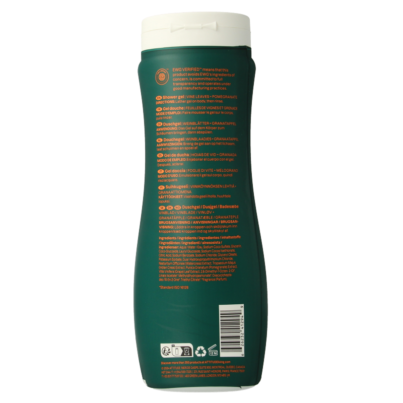 Attitude Super leaves bodywash glanzend 473 Milliliter