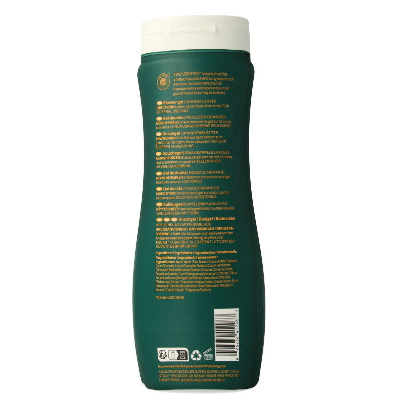Attitude Bodywash super leaves  stimulerend 473 Milliliter