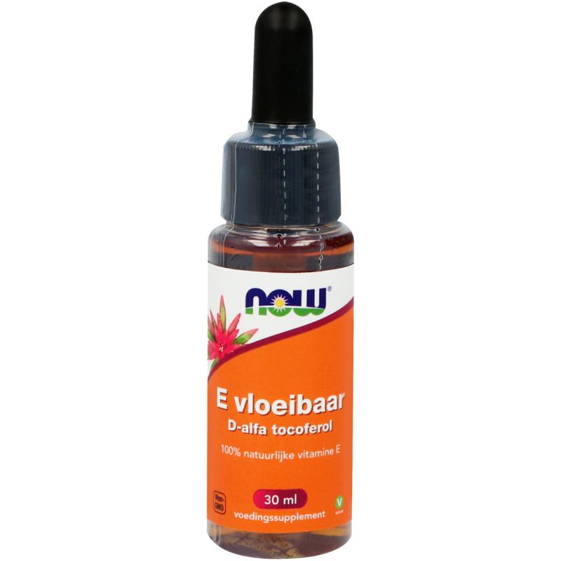 NOW E-vloeibaar d-alfa tocoferol 30 Milliliter