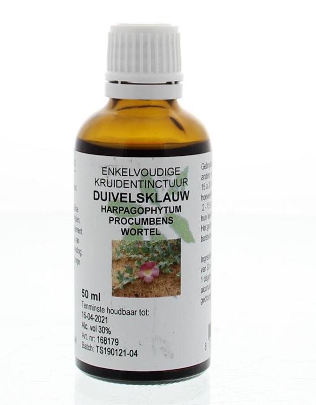 Cruydhof Harpagophytum p r / duivelsklauw tinctuur 50 Milliliter