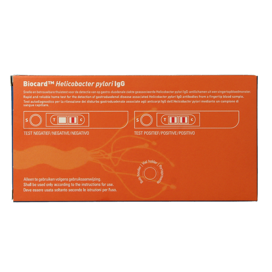 Biocard Helicobacter pylori test 1.00 Stuks