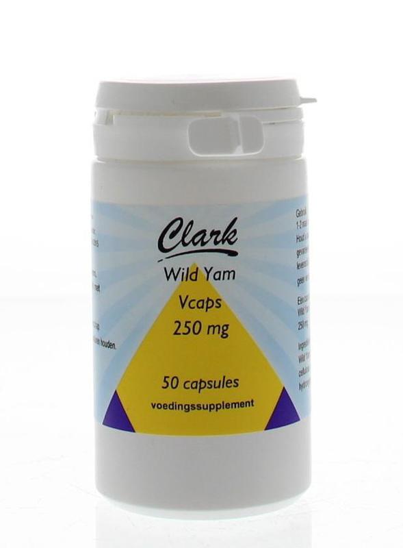 Clark Wilde yam 250mg 50 Vegetarische capsules