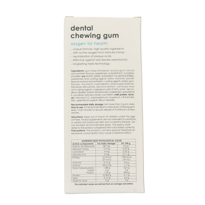 Bluem Dentale kauwgom 10 Stuks