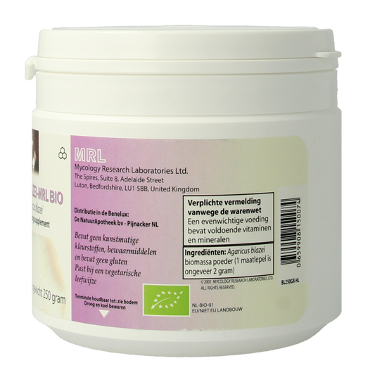 MRL Agaricus poeder bio 250.00 Gram