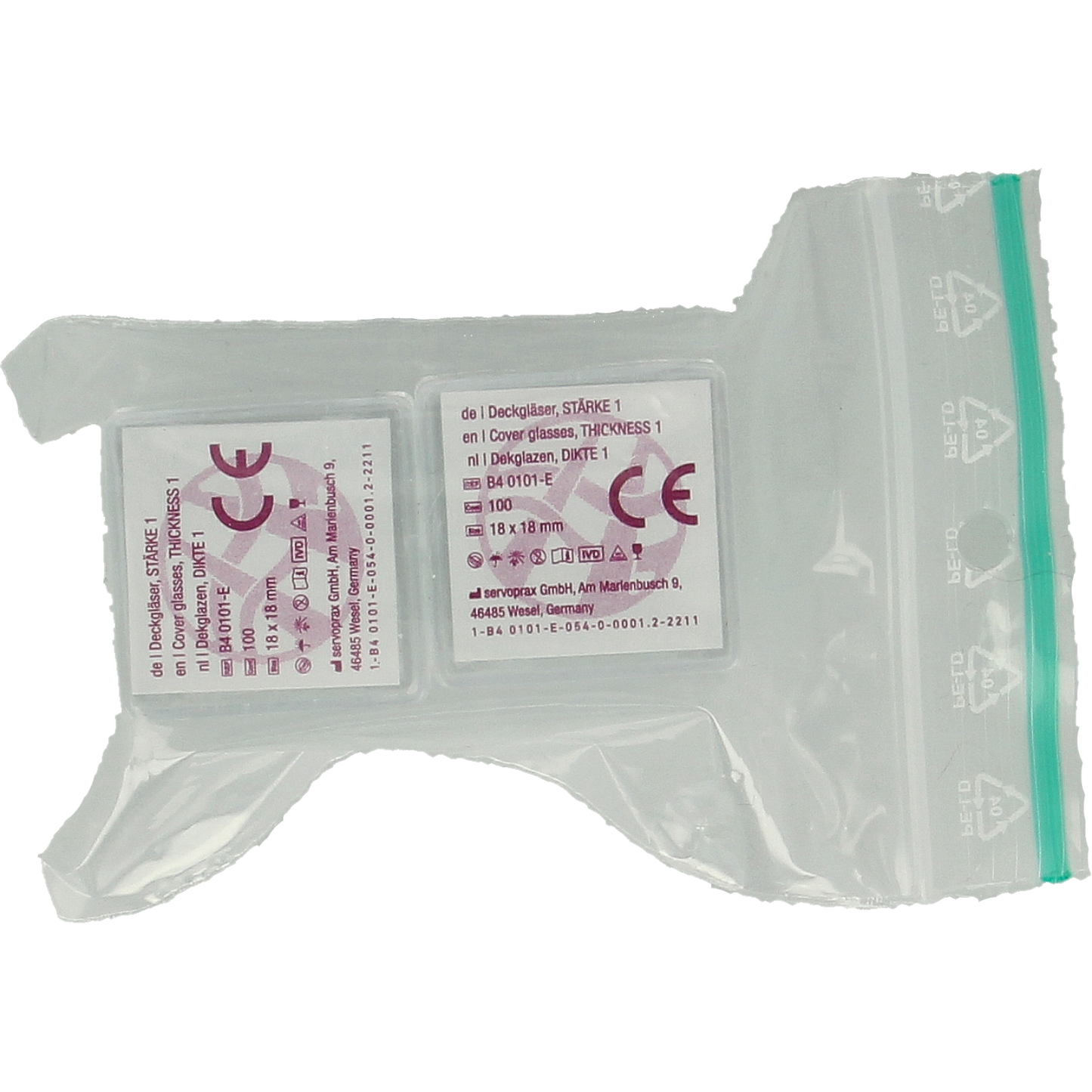 Menzel Dekglaasjes 18 x 18 200 Stuks