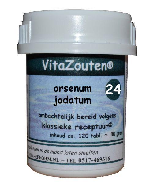 Vitazouten Arsenum jodatum VitaZout nr. 24 120 Tabletten