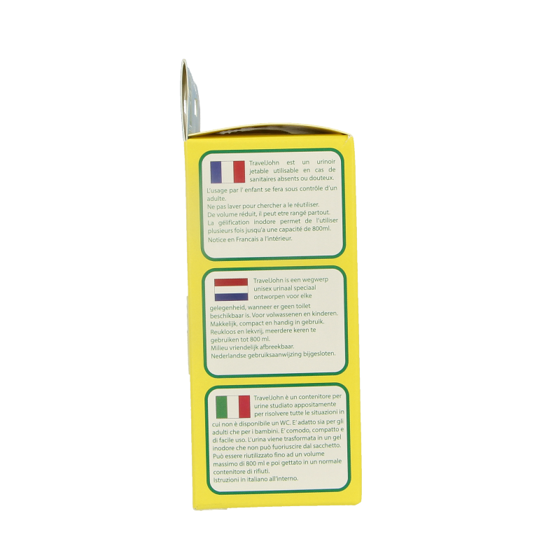 Able 2 Travel john 3 Stuks