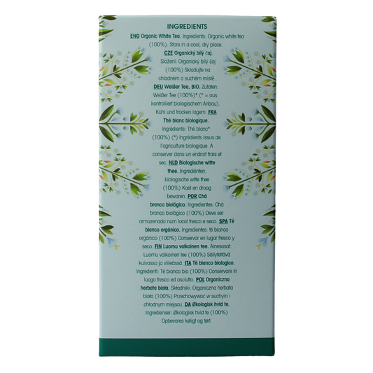 English Tea Shop White tea bio 20.00 Zakjes