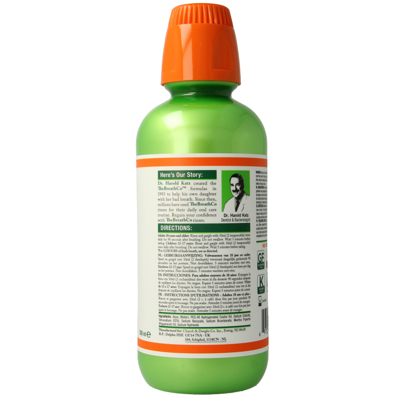The Breath Co Mild mint 500 Milliliter