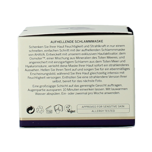 Ahava Brightening & hydrating mineral mud mask 50.00 Milliliter