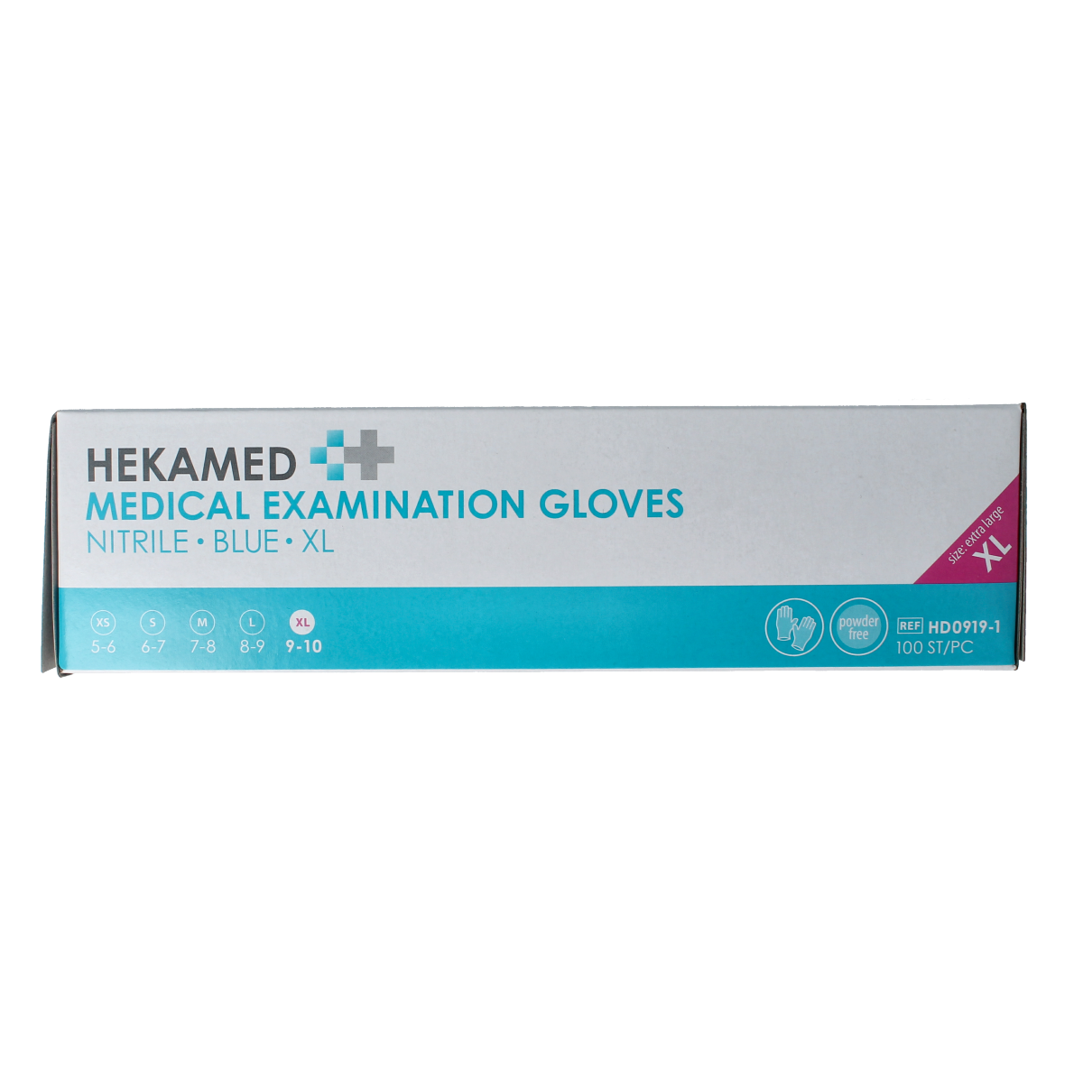 Hekamed Handschoen soft nitrile XL 100.00 Stuks