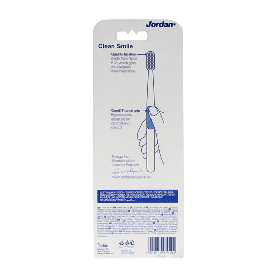 Jordan Tandenborstel clean smile soft 3.00 Stuks