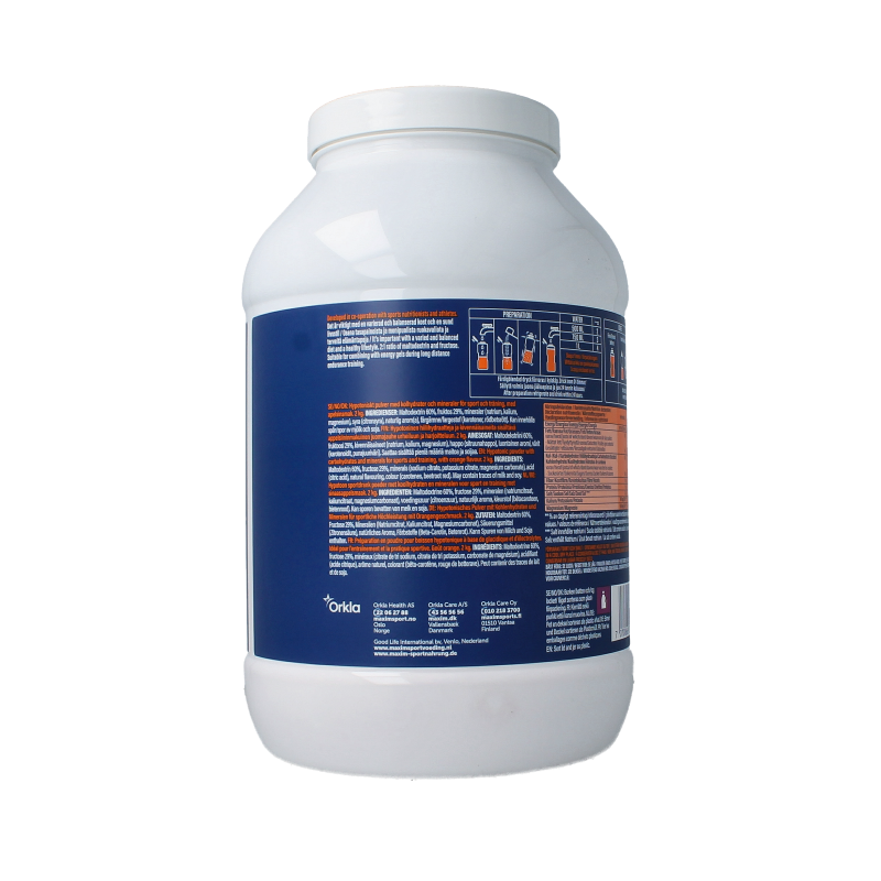 Maxim Sports drink powder tubs fresh orange 2 Kilogram