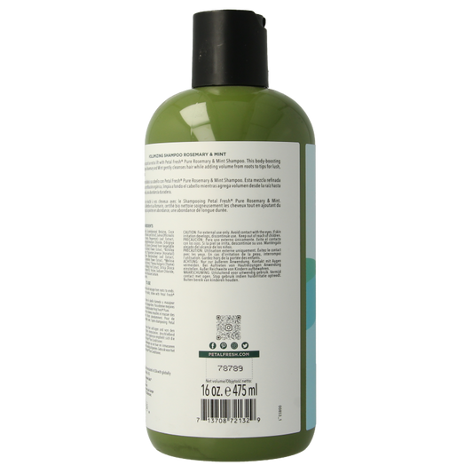 Petal Fresh Shampoo rosemary & mint 475 Milliliter