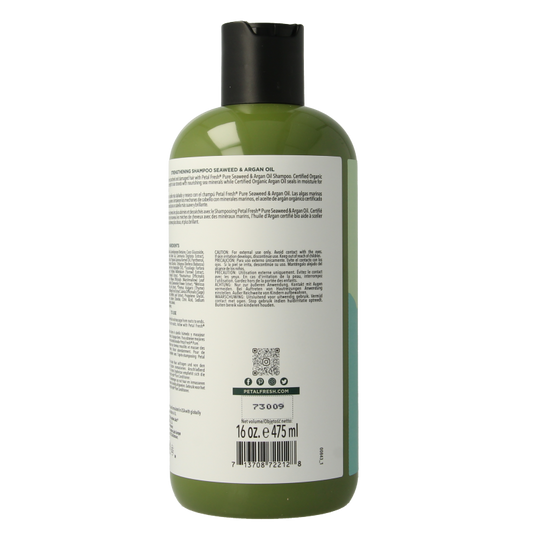Petal Fresh Shampoo seaweed & argan oil 475 Milliliter