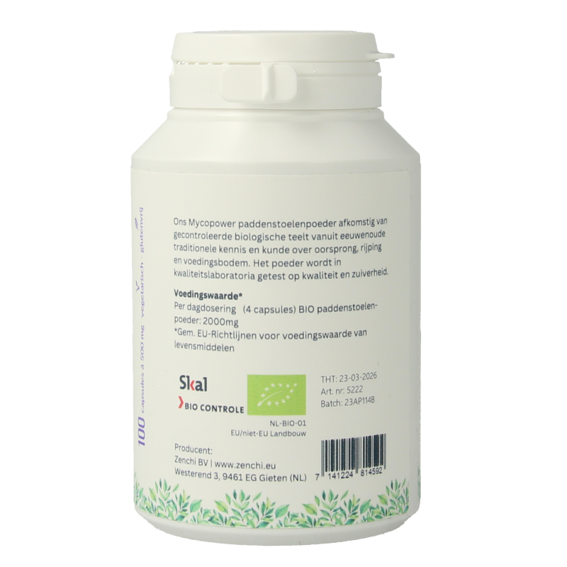 Mycopower Pleurotus bio 100 Capsules