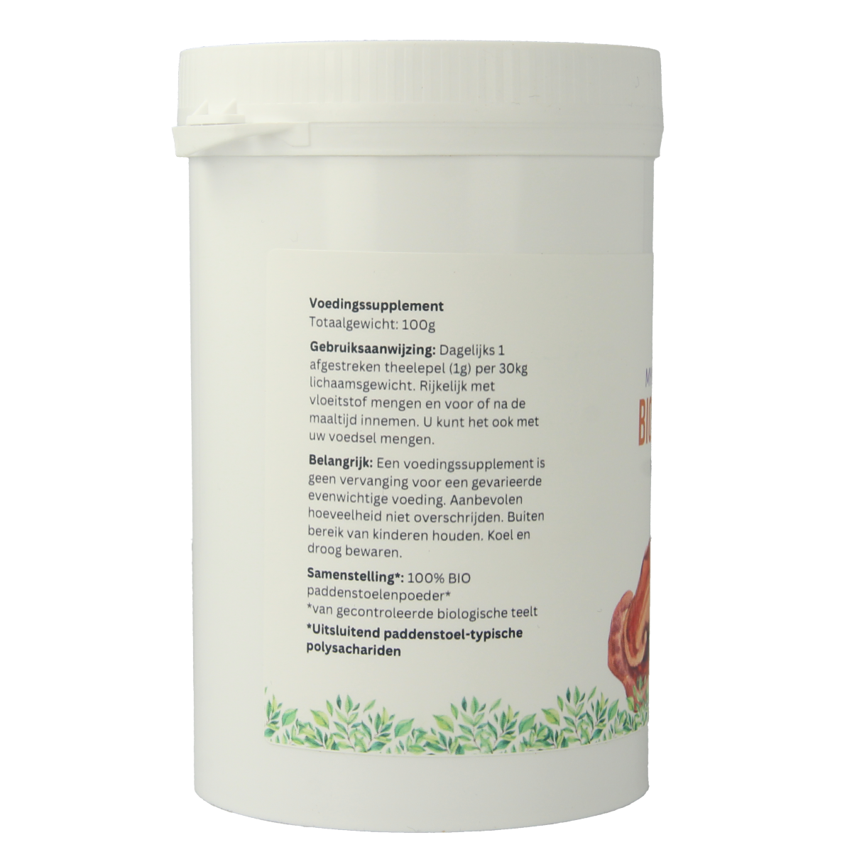 Mycopower Reishi poeder bio 100.00 Gram