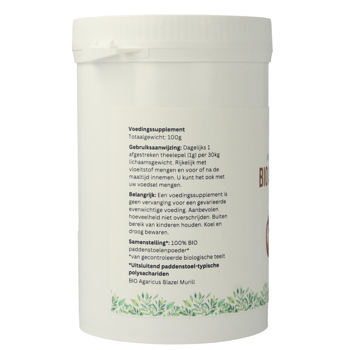 Mycopower Agaricus blazei bio 100.00 Gram