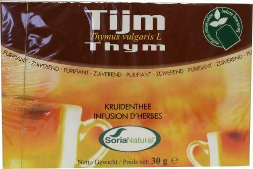 Soria Natural Tijm tomillo infusie 20 Zakjes