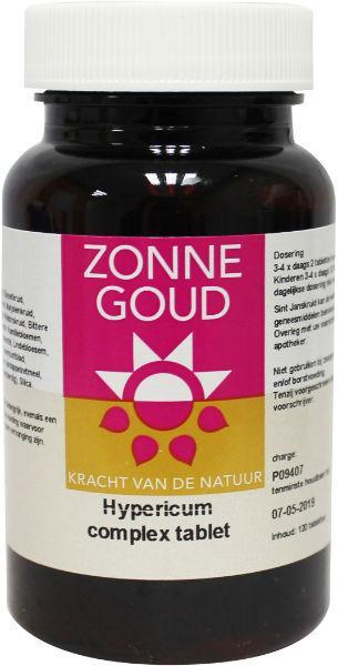 Zonnegoud Hypericum complex 120.00 Tabletten