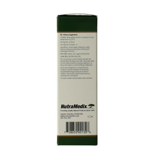 Nutramedix Samento cat's claw TOA vrij 30 Milliliter