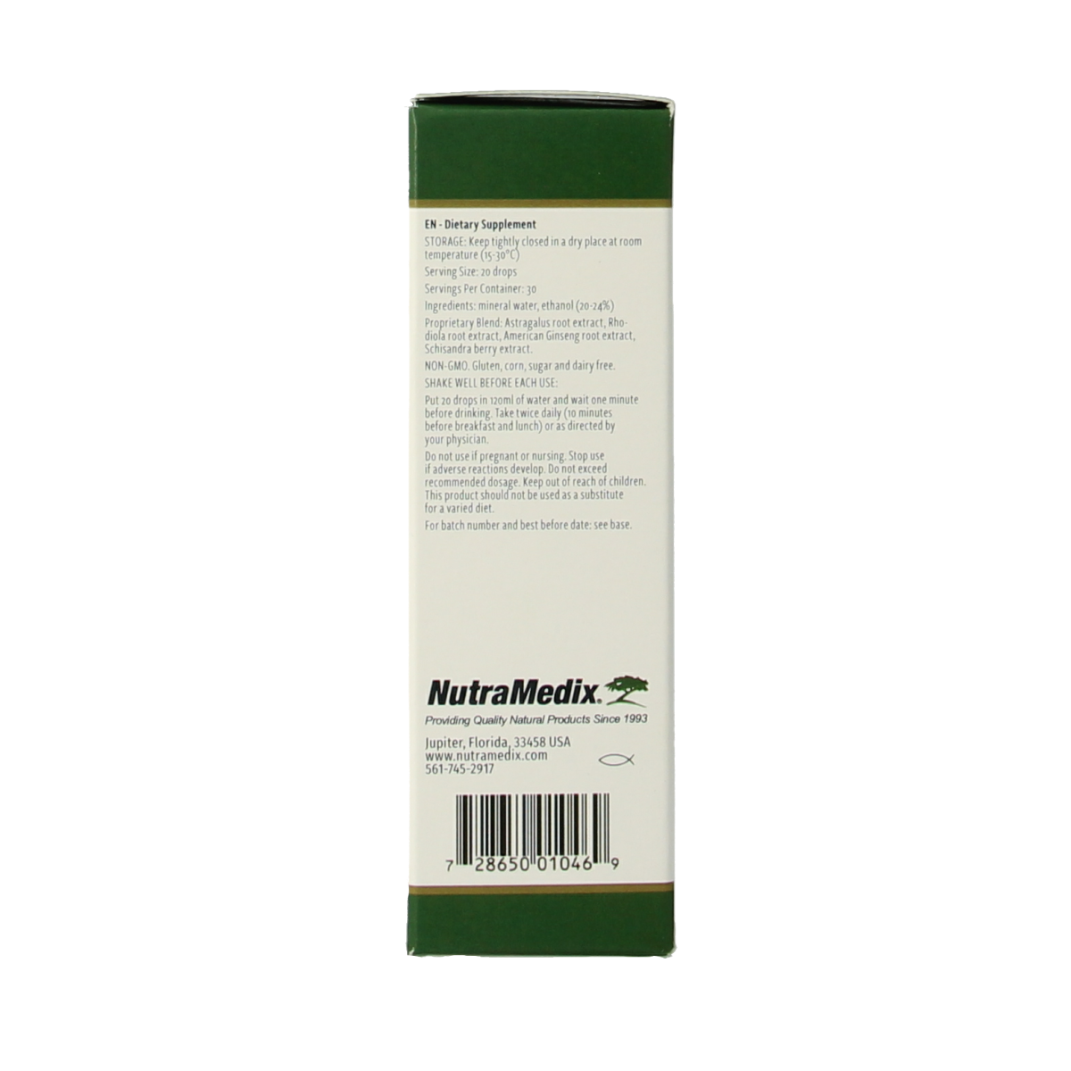 Nutramedix Adrenal energy support 30.00 Milliliter