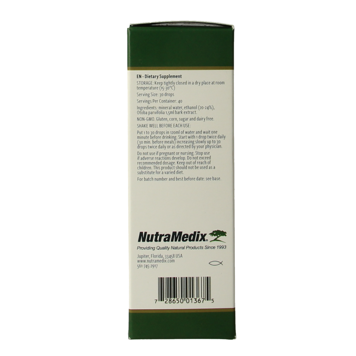 Nutramedix Banderol 60.00 Milliliter