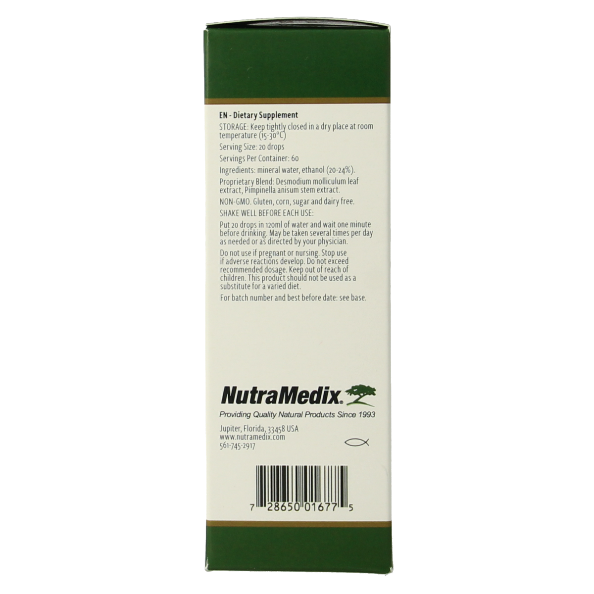 Nutramedix Burbur pinella 60.00 Milliliter