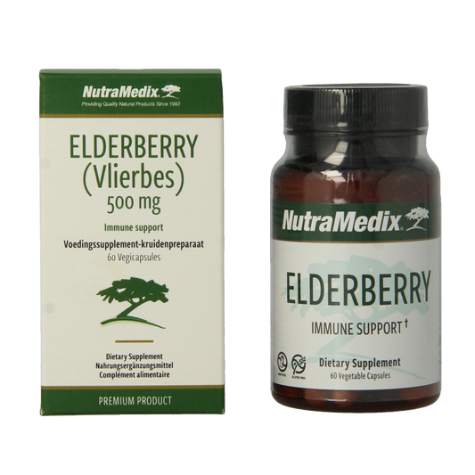 Nutramedix Vlierbes elderberry 60 Capsules