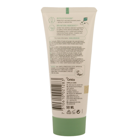 Jordan Green clean tandpasta junior tandpasta 6+ 50 Milliliter