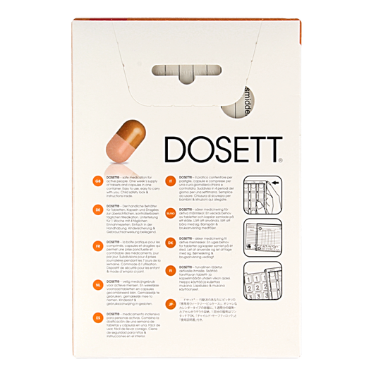 Dosett Doseerbox medicator 1 Stuks
