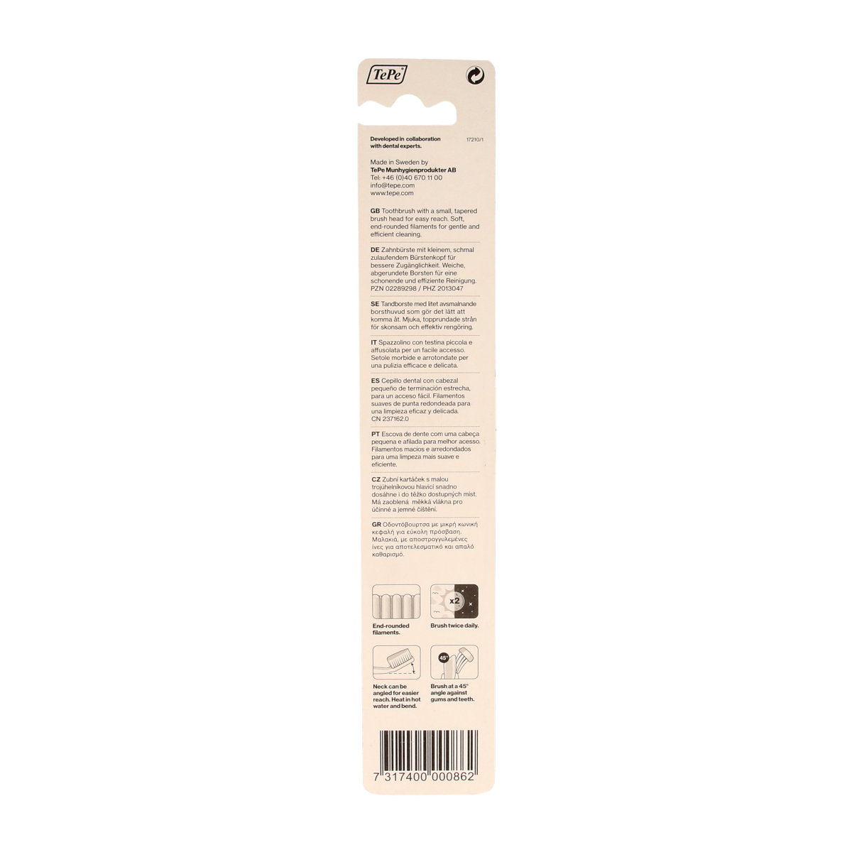 TePe Tandenborstel select compact soft 1.00 Stuks