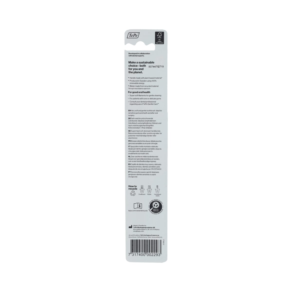 TePe Tandenborstel gentle care 1.00 Stuks